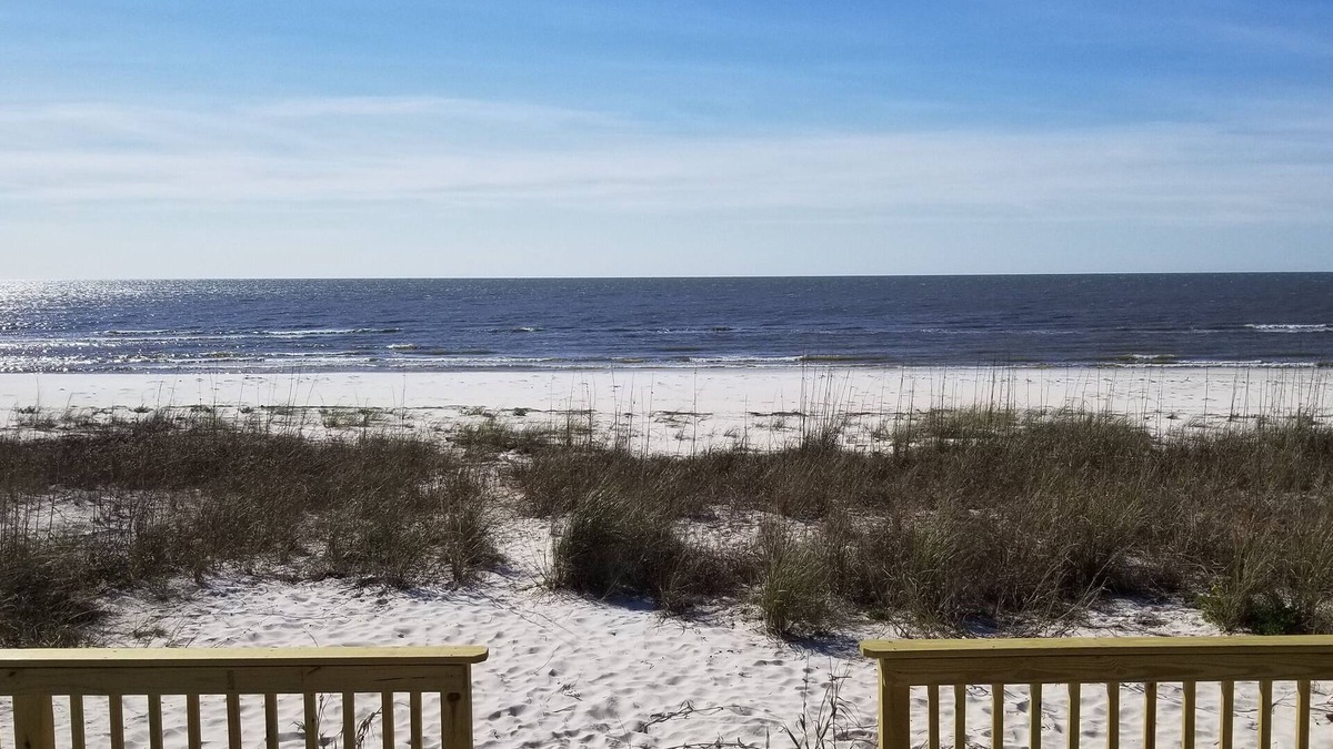 Alligator Point House | Beautiful beach,Ground Level with two Kitchens. Oceanfront Property on the Gulf