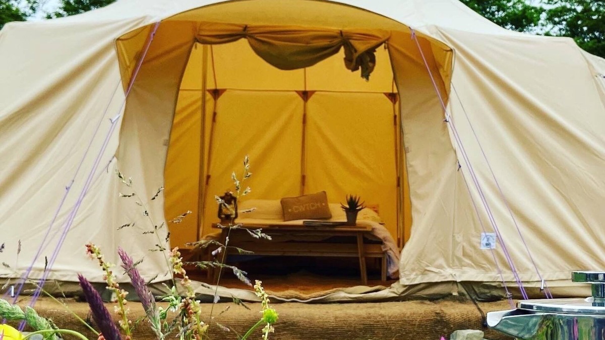 Monknash Cabin | Beautiful Bell Tent Stay