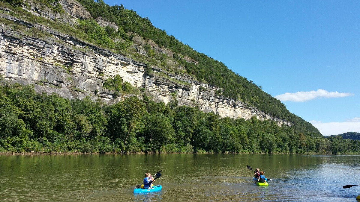 Mountain View Cabin | Beautiful cabin style home backing up on the White River!
