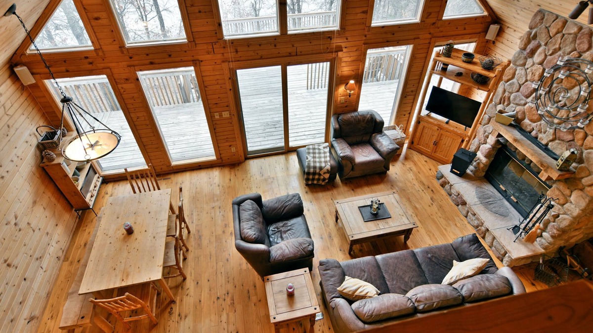 Trego Cabin | Beautiful Cedar Chalet Lake Cabin on Middle Lake!