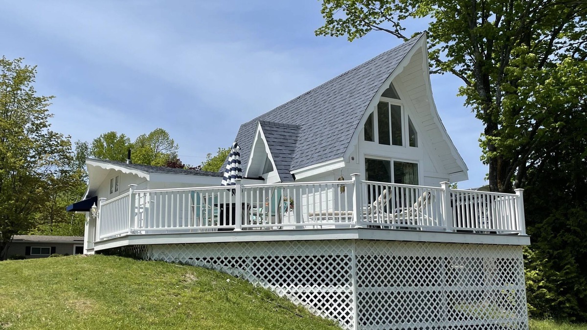 Charlevoix Ski Chalet | Beautiful Chalet custom built w/fireplace and outdoor deck with firepit-all new!