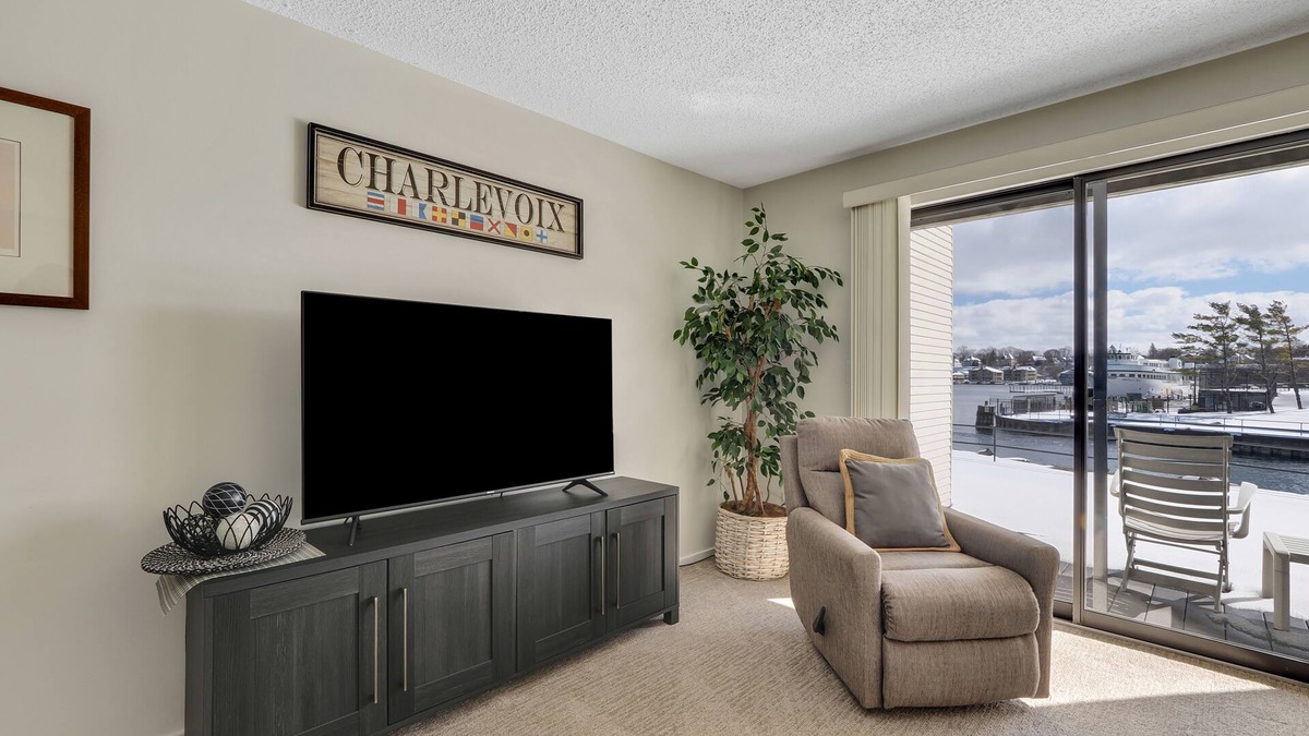 Charlevoix Condo | Beautiful Charlevoix Condo #118D at Edgewater Inn | Pool, Hot Tub, Sauna