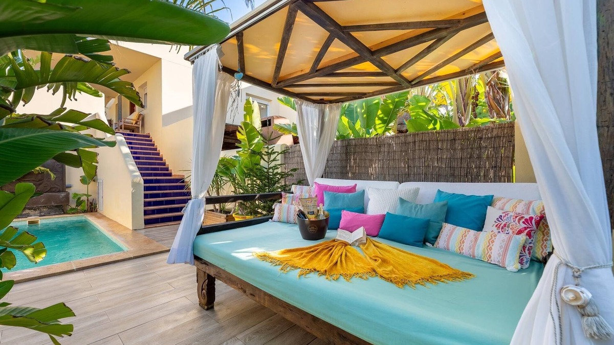 San Antonio Bay House | Beautiful colorful house with a private pool.
