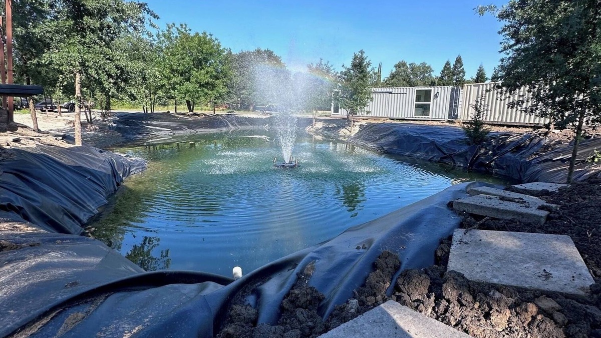 Stockton House | Beautiful Container Home with a Pond & Sandy Beach Area in Morada, Stockton CA