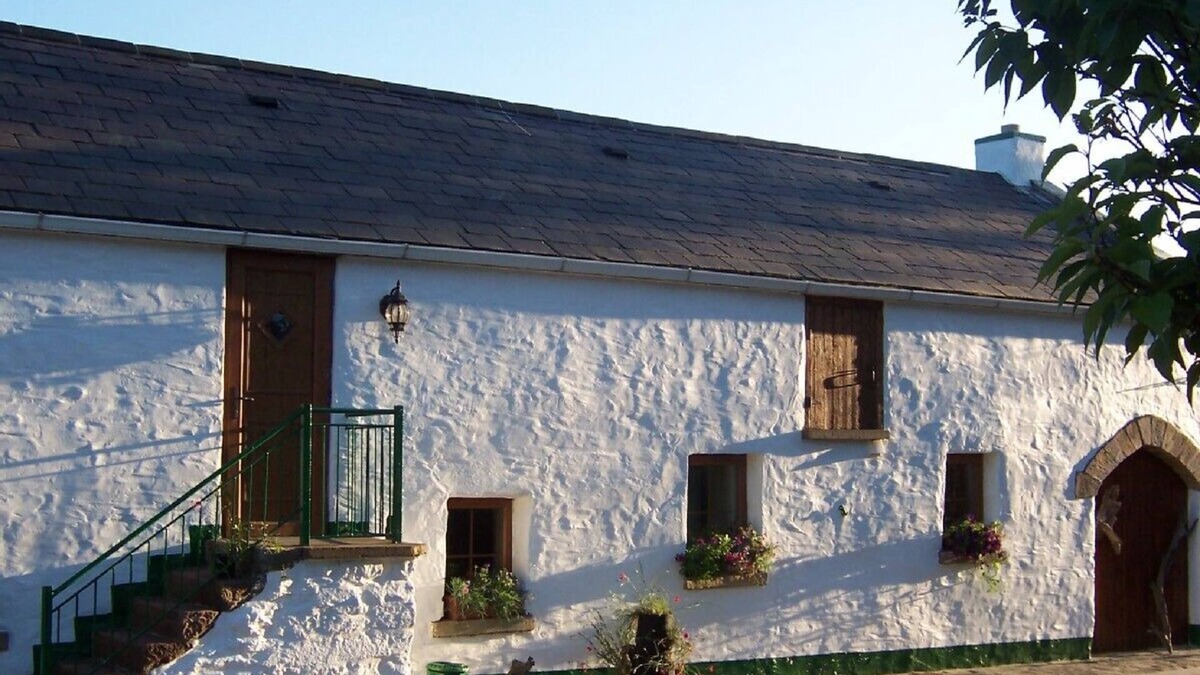 Rousky House | Beautiful converted stone barn, huge open fire, panoramic view of countryside