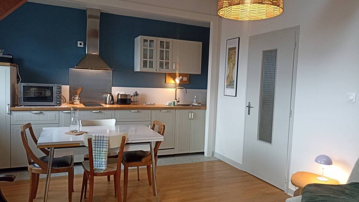 Kervoyal Apartment | Beautiful duplex 150 m from the beach