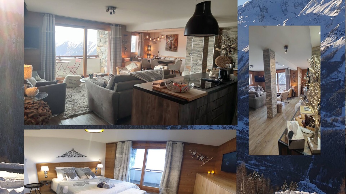 Les Eucherts Apartment | BEAUTIFUL HIGH STAND APART IN LA ROSIERE 5 ROOMS 10 PERS THE FOOT OF THE SLOPES