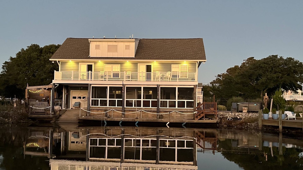 Sandbridge House | Beautiful home in quiet beach neighborhood on canal. Five minute walk to beach.