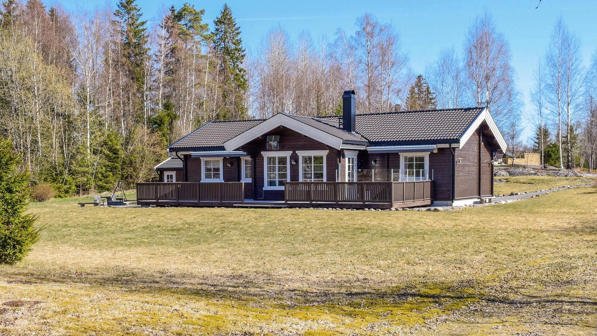 Aremark House | Beautiful home in Aremark with kitchen