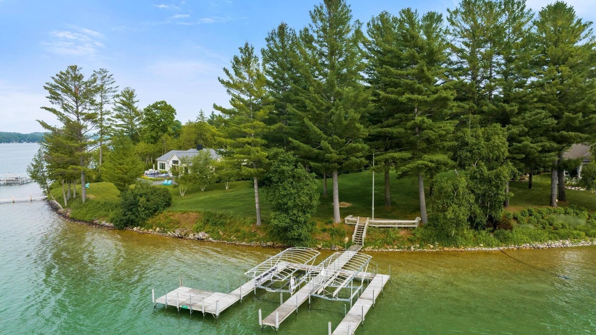 Walloon Lake House | Beautiful Home on Walloon Lake - Private Frontage and Expansive Yard!