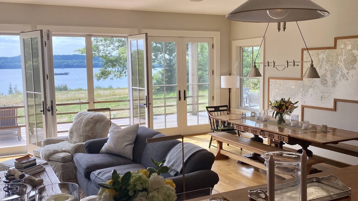 Brooksville House | Beautiful Home over looking Smith Cove on Bagaduce Farm