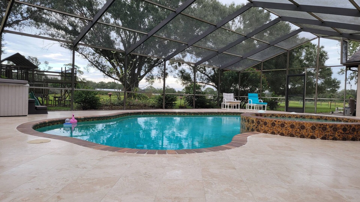 Lake Sarasota House | Beautiful Home with Pool on 3 Acres of Privacy.