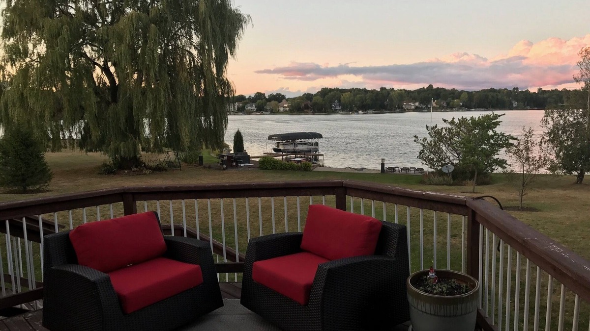 Rockford House | Beautiful home with stunning lake views from every room.