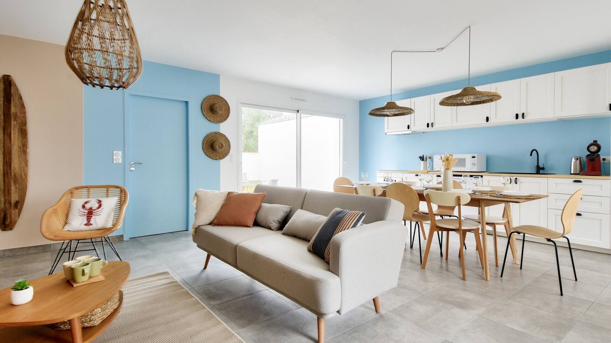 La Gueriniere House | Beautiful house for 8- 400m from the beach- terrace