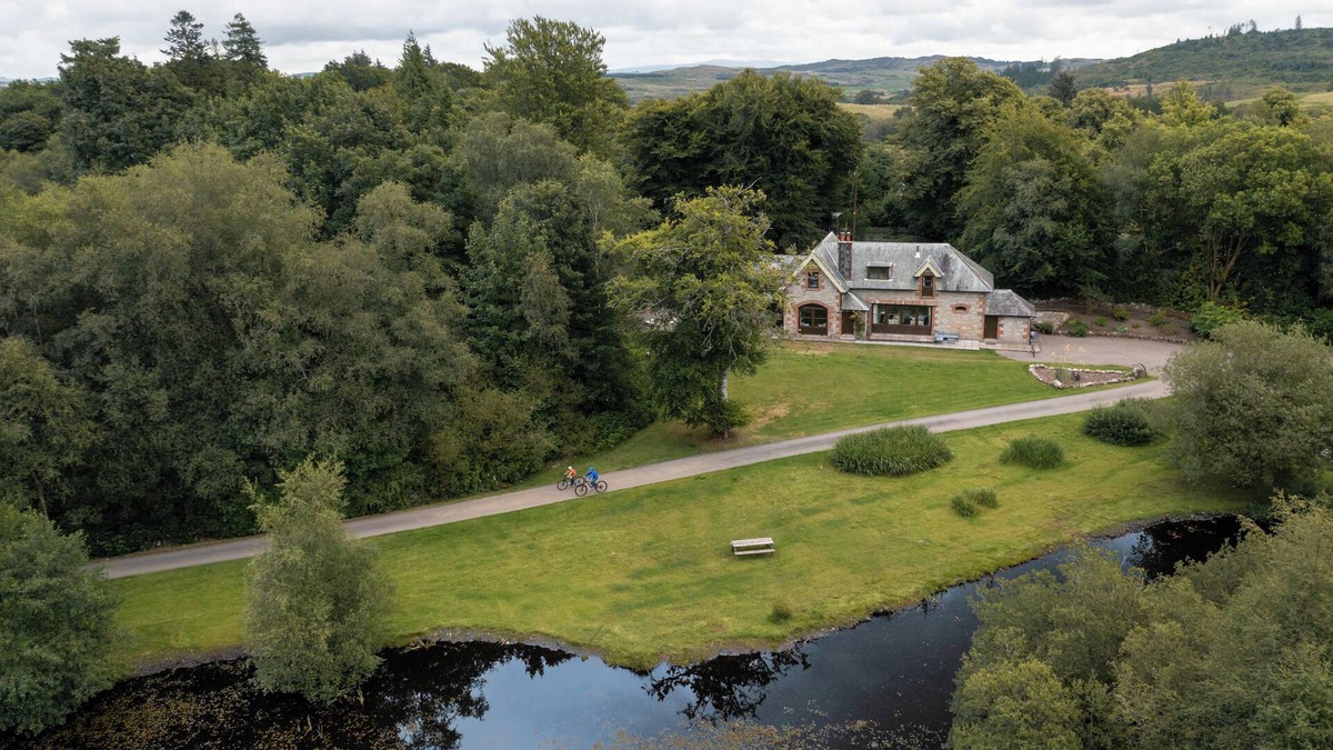 Saint John's Town of Dalry House | Beautiful house on private estate with hot tub, nature and adventure.