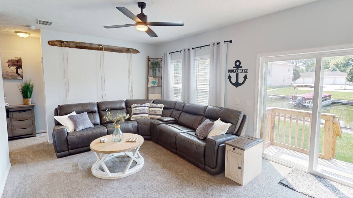 Lakeview Cottage | Beautiful Indian Lake home on Tecumseh Island canal!