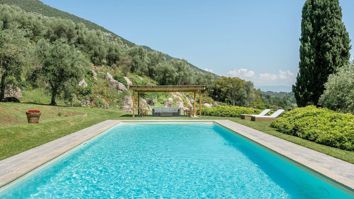 San Lorenzo a Vaccoli Villa | Beautiful private villa with private pool, A/C, WIFI, TV, patio and panoramic view, close to Lucca