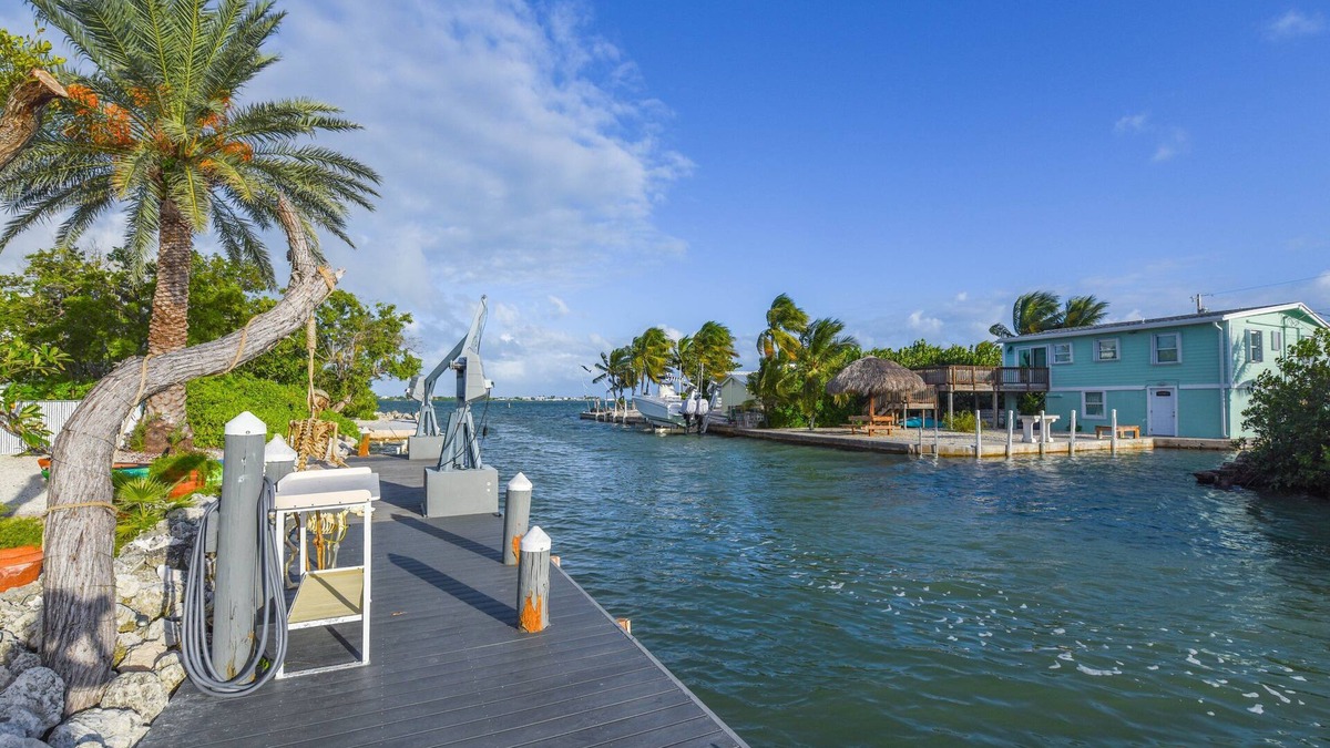 Little Torch Key House | Beautiful Keys Home w/Open Water Views & 90' Dock