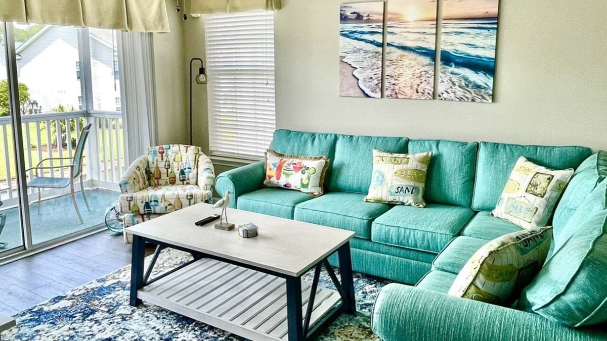 Sunset Beach Condo | Beautiful King Suite-2 BR Lake Front Golf Condo - Sandpiper Bay Golf Club