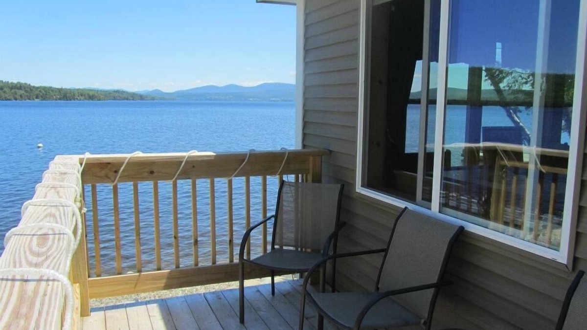 Rangeley Cottage | Beautiful Lake Front Yr Round Cottage-Magnificent Views 5 ft from Lake.