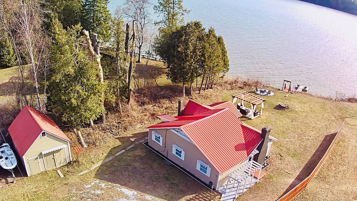 Crown Point House | Beautiful Lake House with whole house renovation & fresh modern appeal!