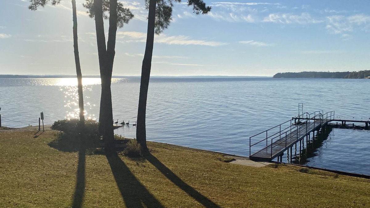 Abbeville House | Beautiful lakefront home with private dock AND boat ramp