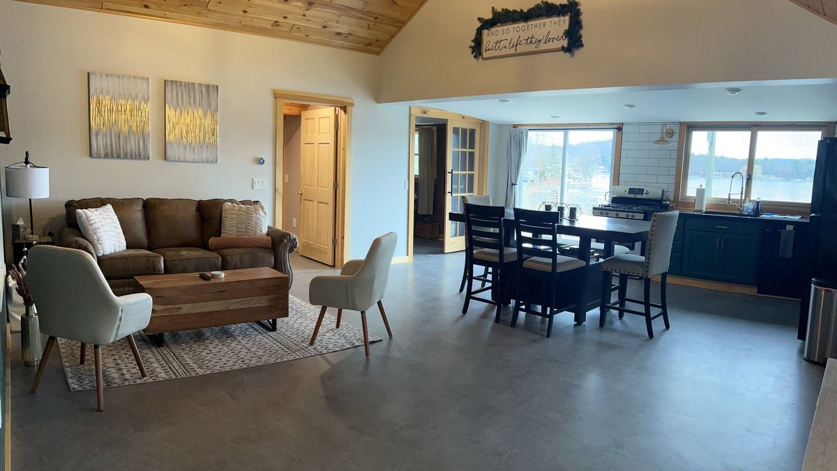 Newtonville House | Beautiful lakeside home with private lake access