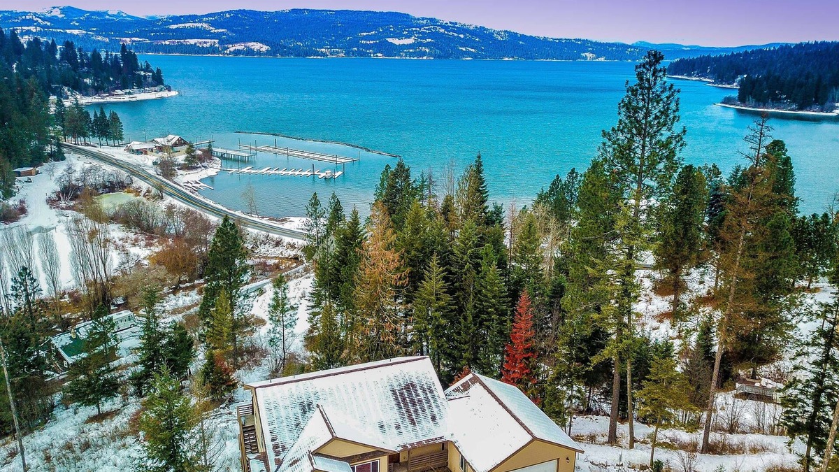 Harrison House | Beautiful NEW home in Carlin Bay on Lake CDA w/stunning views