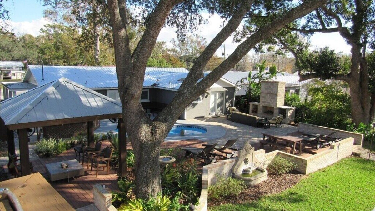 Satsuma House | Beautiful Oasis on the Creek with Pool; 2 houses and backyard paradise