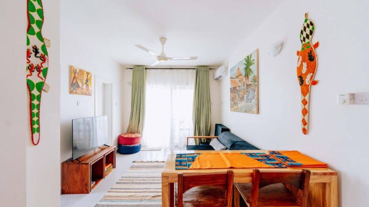 Tunguu Apartment | Beautiful ocean-view 2 bedroom home in Fumba Town