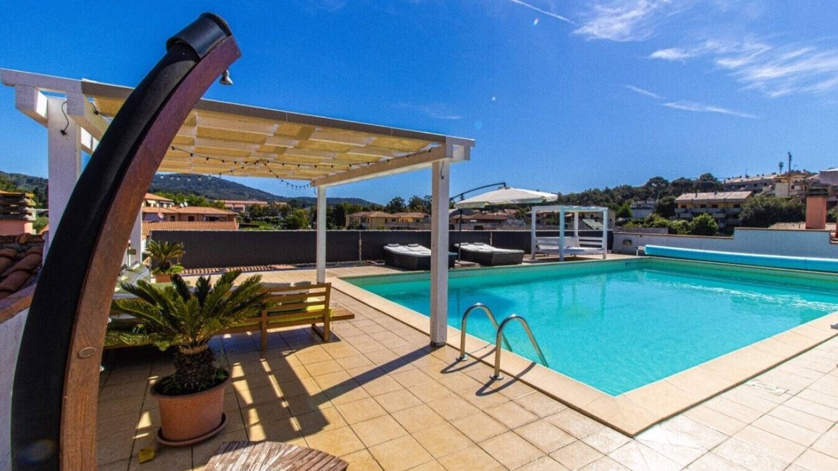 Porto Azzurro Apartment | Beautiful Penthouse on Elba Island with Private Heated Pool