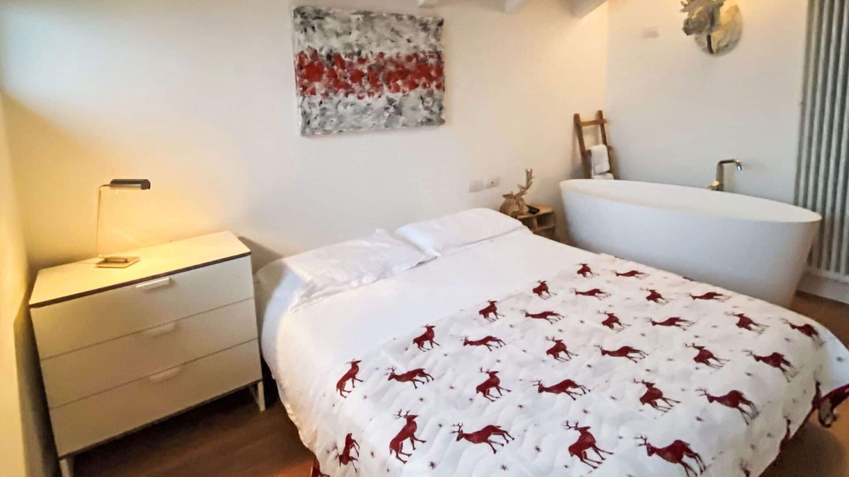 Mezzolago House | Beautiful private villa for 3 people with WIFI, TV, patio, pets allowed and parking