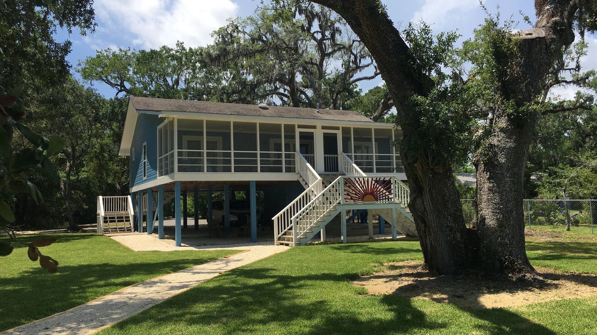 Bon Secour House | Beautiful , private Bon Secour riverfront home with spacious screened porch