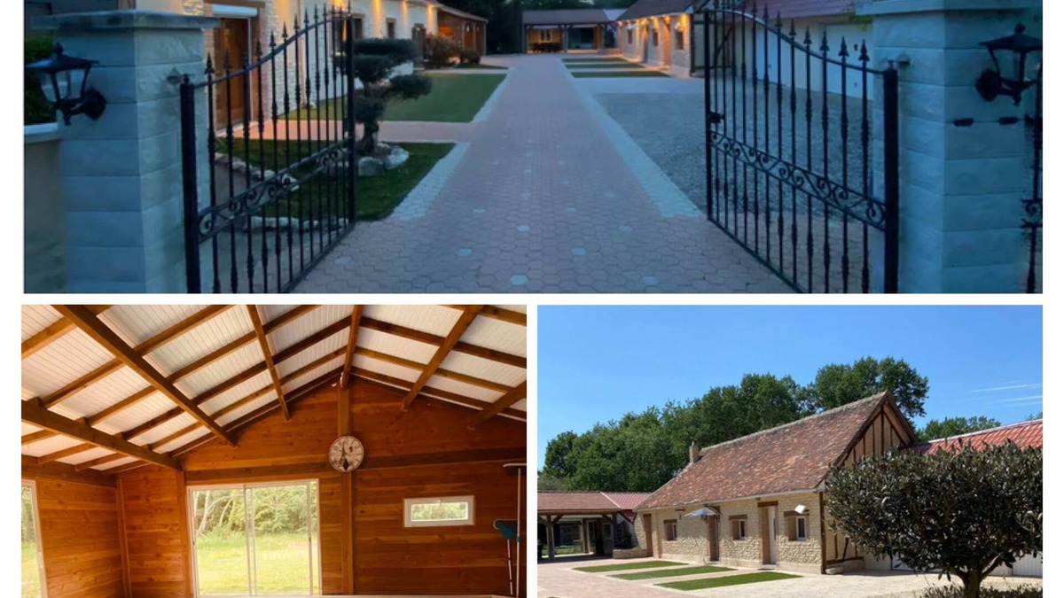 Varennes-Changy House | Beautiful property 2 houses 1h paris with covered swimming pool