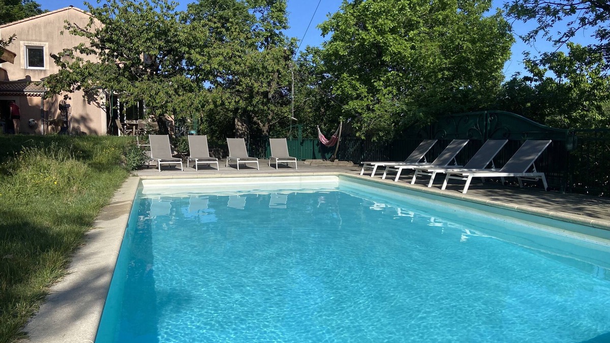 Privas Villa | Beautiful, quiet property with swimming pool and stone outbuilding + air conditioning