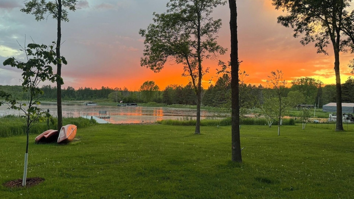Luck House | Beautiful remodeled retreat on tranquil North bay of Bone Lake.