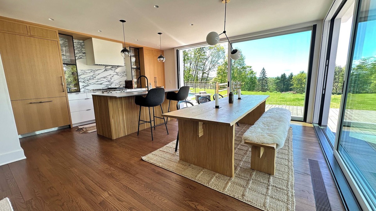 Lakeville House | Beautiful renovated home with wooded trail along stream & gorgeous views of lake