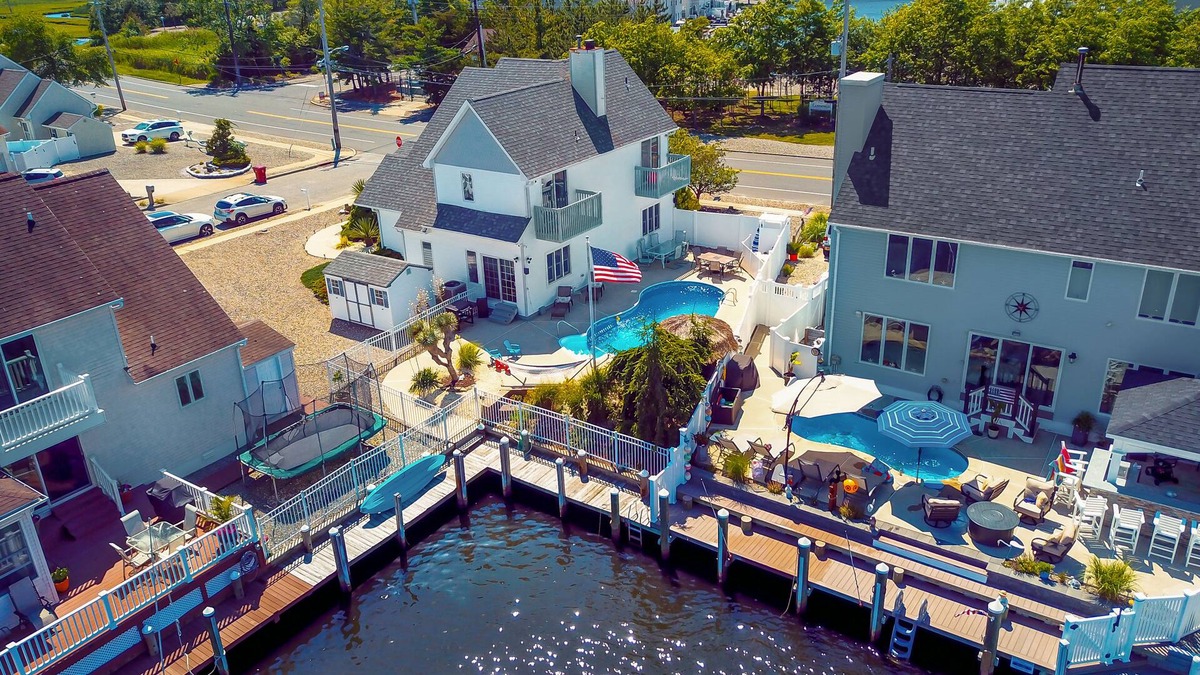 Bayville House | Beautiful Shore House with Heated Saltwater Pool and Bay!