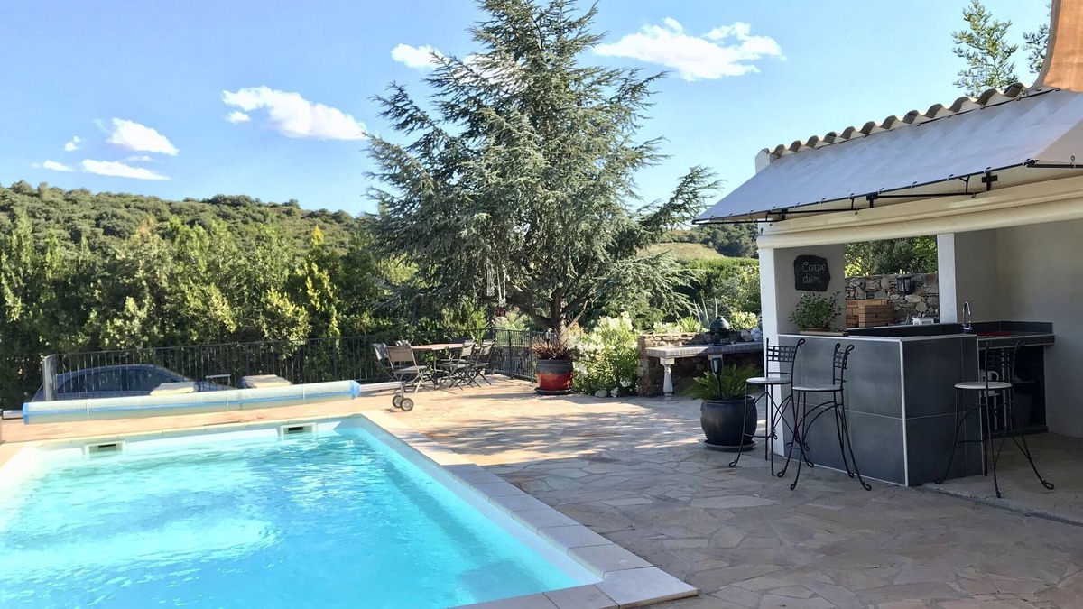 Roquebrun Villa | Beautiful villa with private heated pool