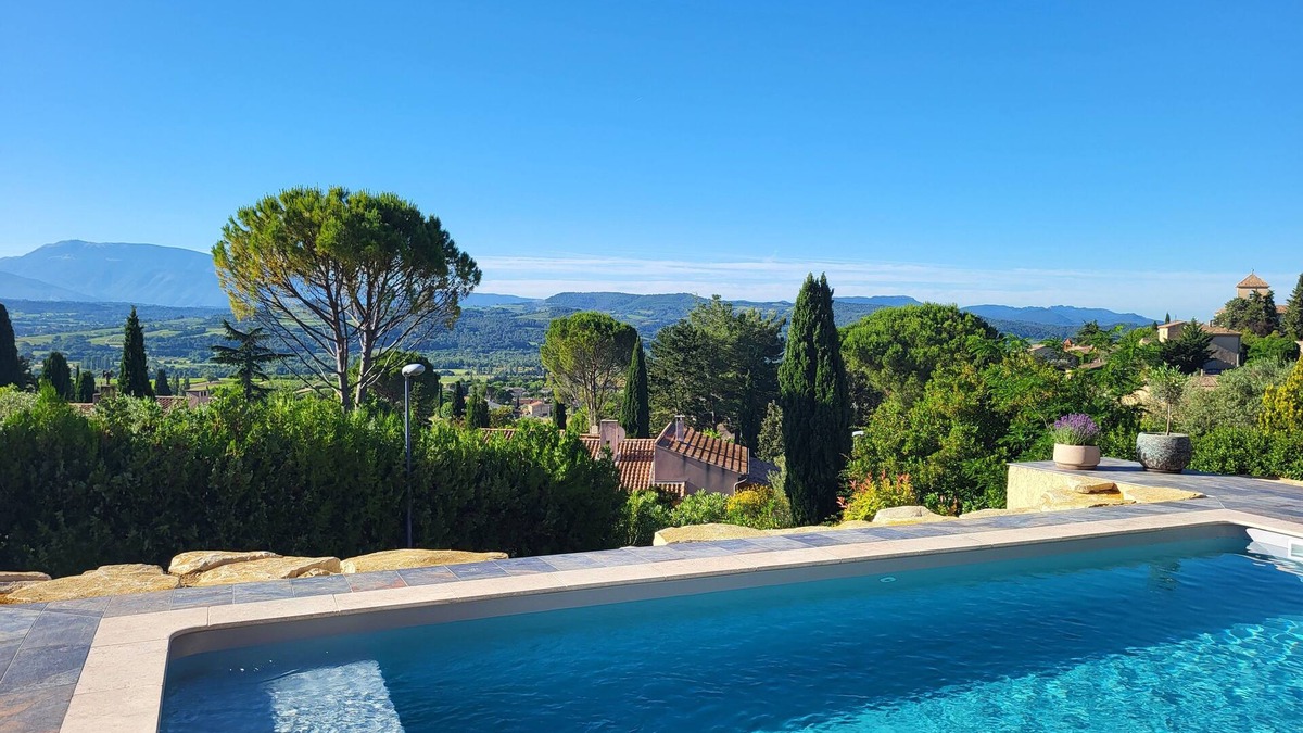 Vinsobres House | Beautiful villa with SWIMMING POOL and PANORAMIC VIEW - Residential setting