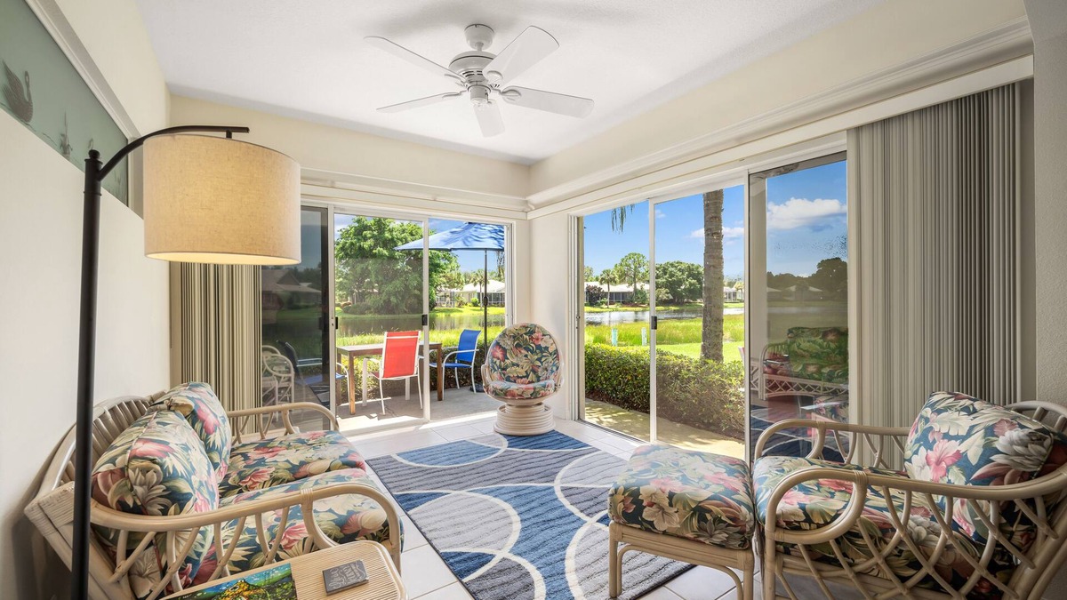 Plantation Condo | Beautiful Water Views! Spacious First Floor Condo. Your Home Away From Home!