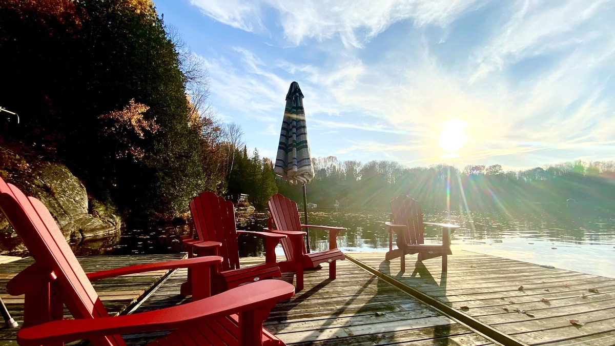 McDougall Cottage | Beautiful Waterfront Cottage w/Swim Spa Hot Tub, Sleeps 16+