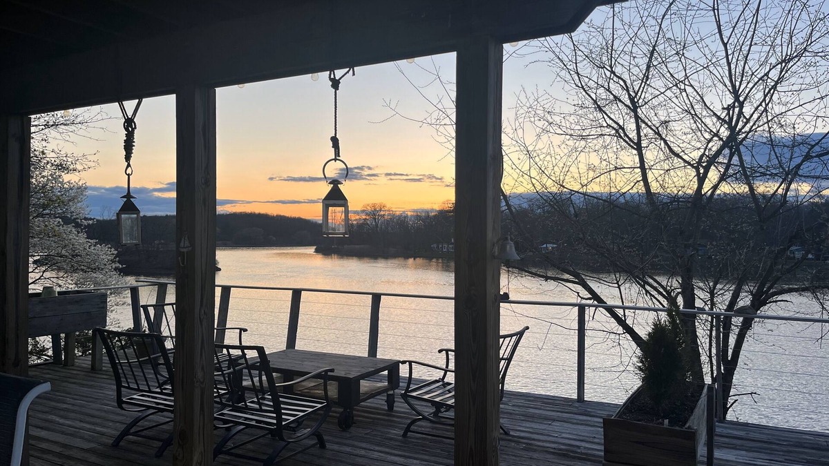 Newtonville House | Beautiful Waterfront Home 25 Minutes from Saratoga. Available for Belmont!