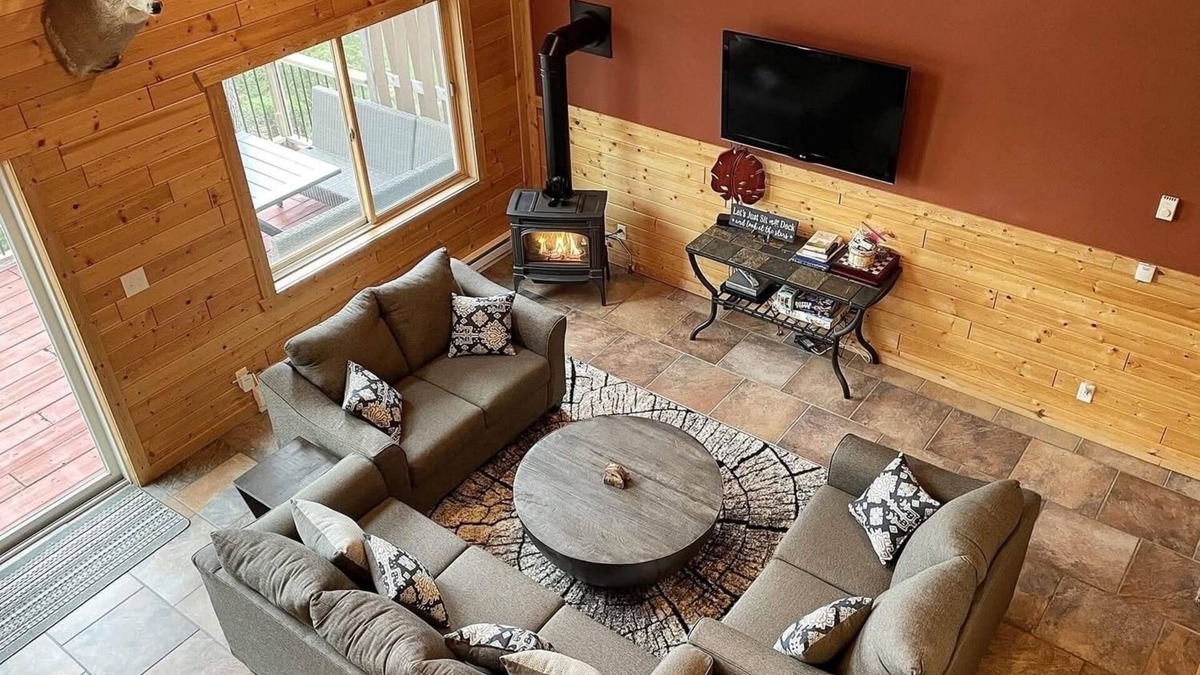Park Falls Cabin | Beautiful Waterfront/Sunset/Beach View Cabin on Pike Lake Chain in Park Falls WI