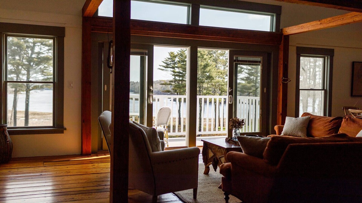 Phippsburg House | Beautiful waterfront barn home near Popham Beach, Dock and Mooring