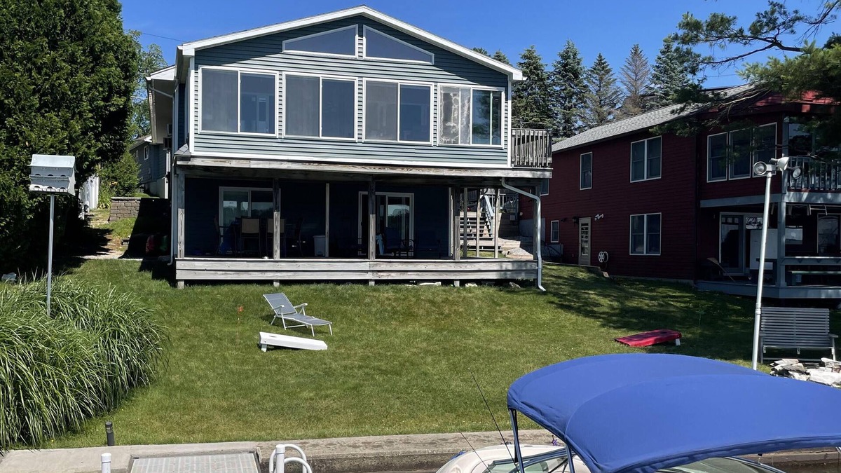 Pittsfield House | Beautiful Waterfront home with deep water dock on Onota Lake