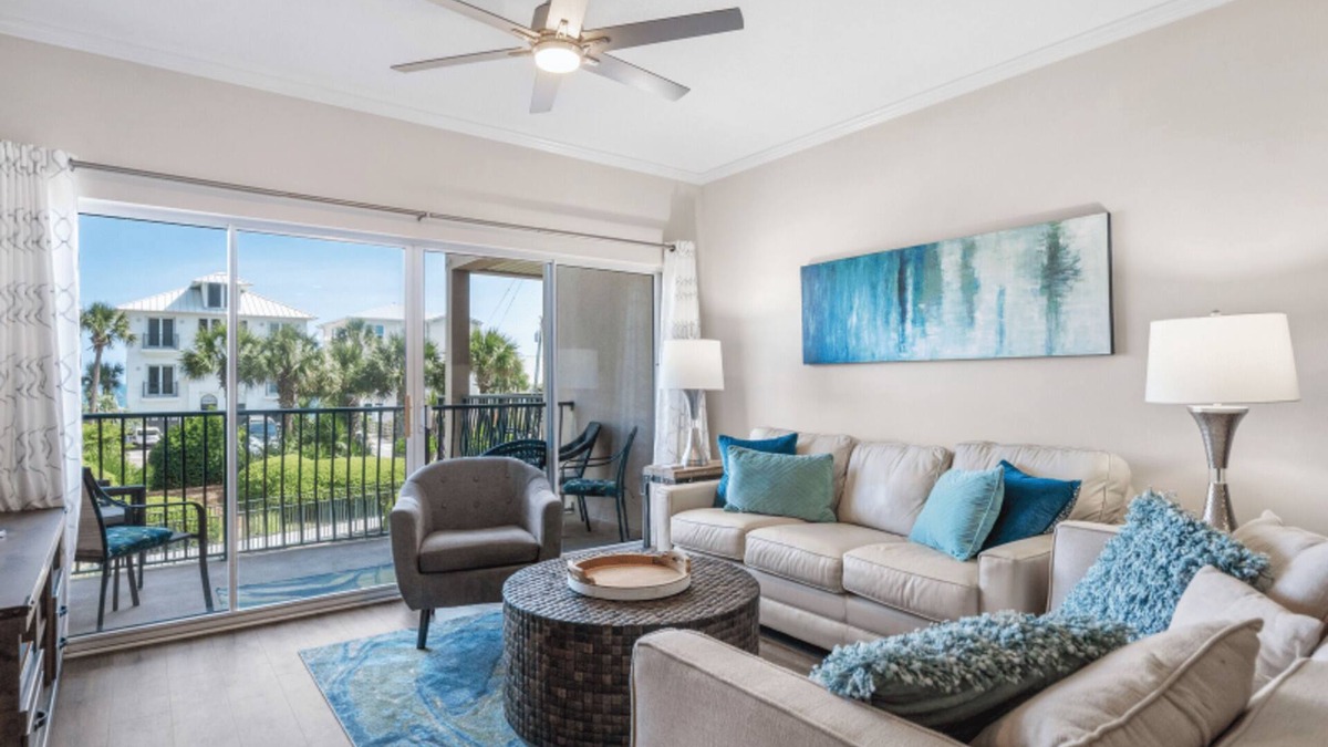 Frangista Beach Condo | Beautifully remodeled condo with 3 minute walk to private, deeded beach!