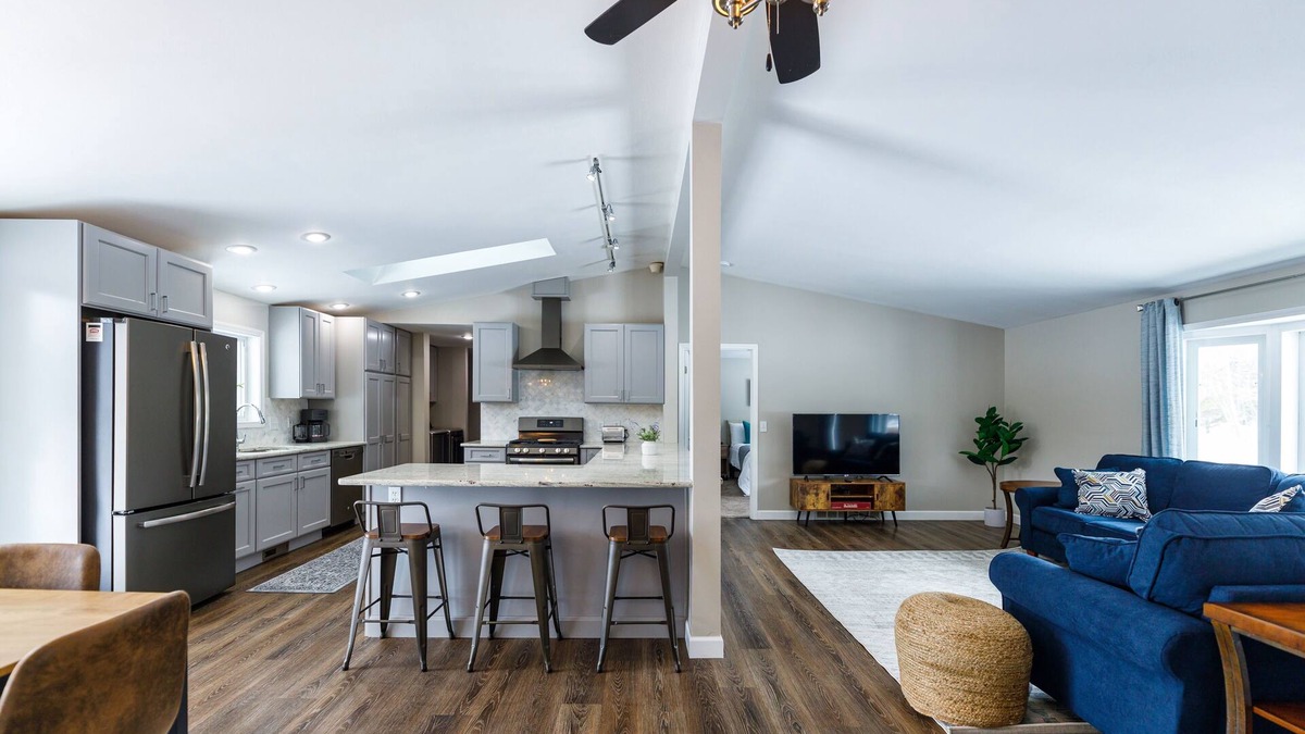 Egg Harbor Cabin | Beautifully updated home in Egg Harbor- Dog Friendly with Fully Fenced in yard!