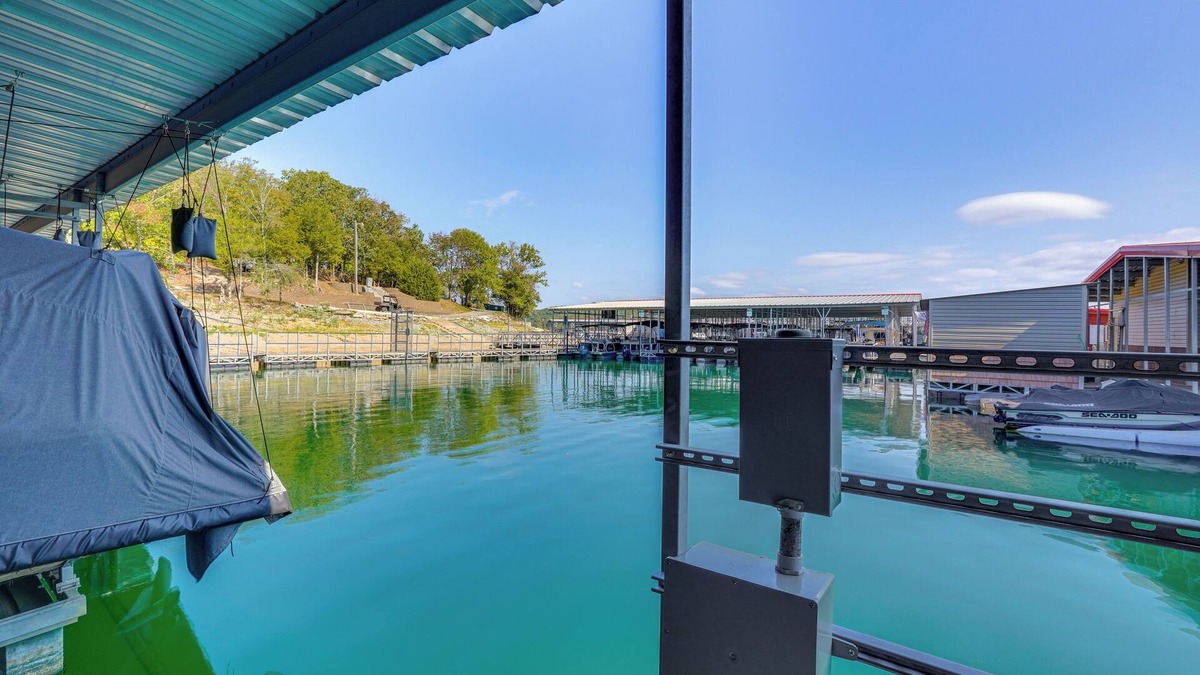 Sylvan Shores Cottage | Beaver Lake Home w/Game Room, Boat Slip & Views!