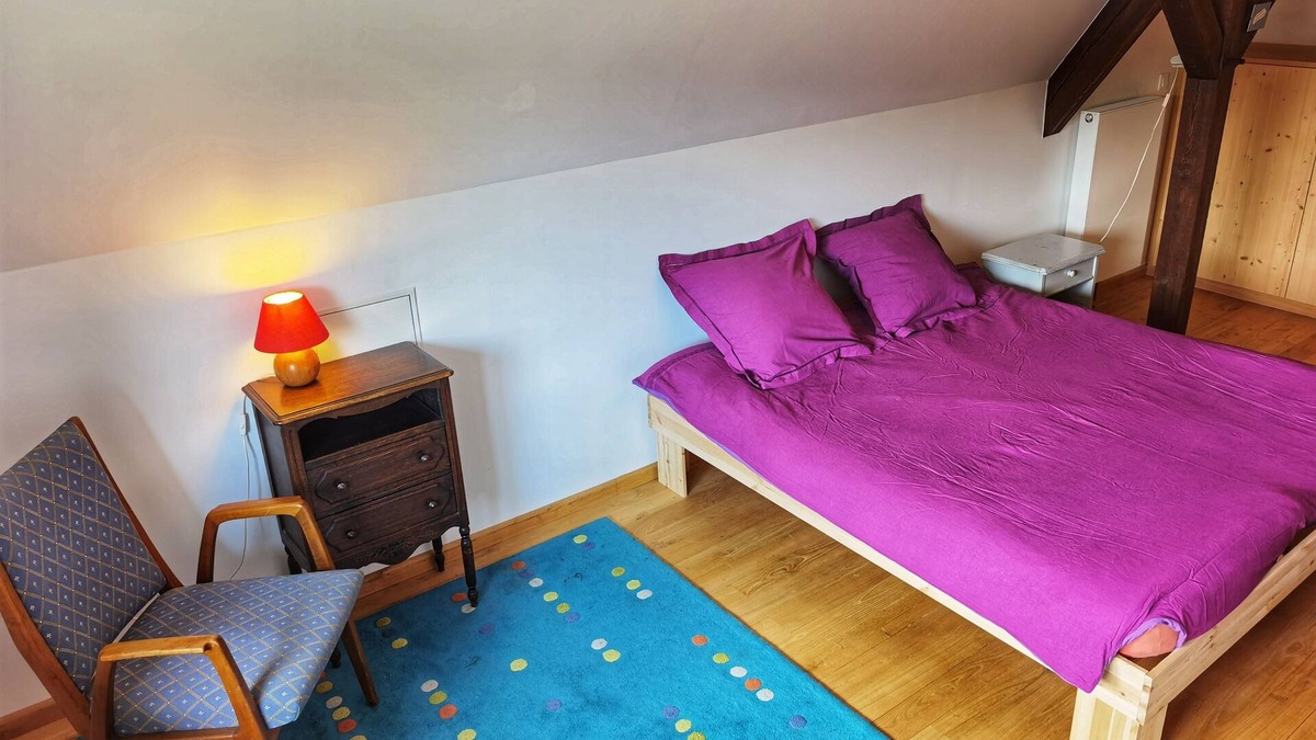 Andlau Bed & Breakfast | Bedroom in the attic